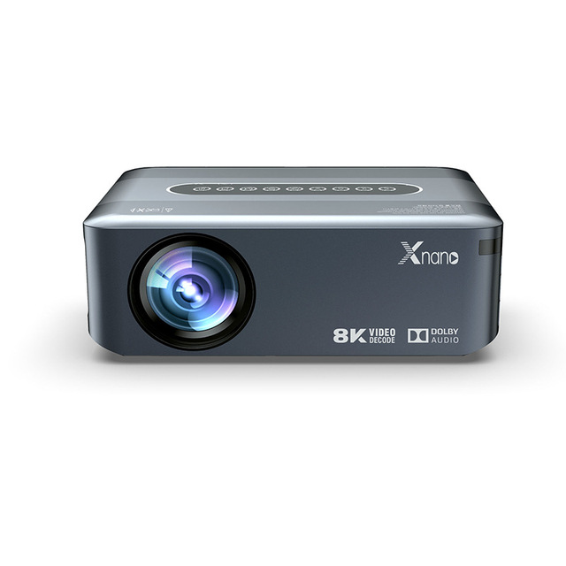 X1 Home Theater Projector Native 1920*1080P Android 9.0 Portable OEM ODM Original LED LCD Gray 1-Year Warranty 1-8m Projection
