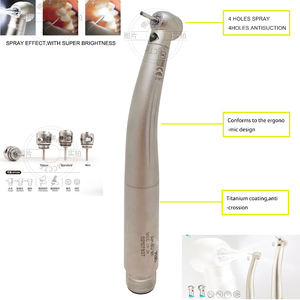 Pieza de Mano Dental con Rodamiento Cerámico Japonés PA-NA Plus con Botón de Presión LED Turbina de Aire de Alta Velocidad Estándar y Contra-Ángulo - Product Image 5