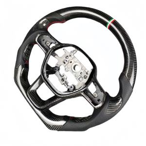 <span class=keywords><strong>พวงมาลัย</strong></span>คุณภาพสูงสำหรับรถยนต์ฮอนด้า ซีวิค รุ่นที่ 11 แอคคอร์ด อินสไพร์ หนัง คาร์บอนไฟเบอร์ ดีไซน์สปอร์ต พร้อมปุ่มแตร - Product Image 2