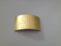 Etiqueta de vino de Metal precurvada personalizada profesional, pegatina de Metal en relieve 3D para whisky, vodka, etiqueta de paquete de botella de vidrio