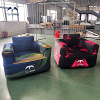 Chaise et table gonflables publicitaires en PVC pour événements, canapé gonflable scellé pour salons automobiles et fêtes, personnalisable avec votre marque
