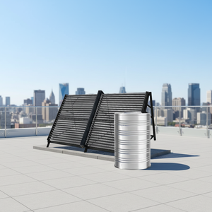 Colector de Tubos de Vacío Solar para Ahorro de Energía, para Reducción de Demanda de Agua Caliente en Hoteles, Colector de Tubos de Vacío Solar JR-50-58 Profesional - Product Image 2