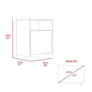 Florian DB 1 estante mesita de noche gris claro madera maciza diseño moderno de lujo para dormitorio o sala de estar muebles para el hogar - Product Image 6