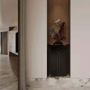 Gabinetes de Almacenamiento de Madera Personalizados para Sala de Estar, Gabinetes Laterales de Comedor de Estilo Chino Moderno, Diseño de Muebles para Toda la Casa - Product Image 6