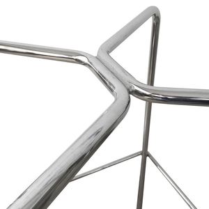 Pied de chaise en métal chromé pour bureau à domicile ou extérieur, design contemporain, prix compétitif - Product Image 6