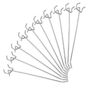 Gancho metálico colgante para panel perforado con 1 orificio, para exhibición en supermercados y comercios minoristas, precios al por mayor - Product Image 4