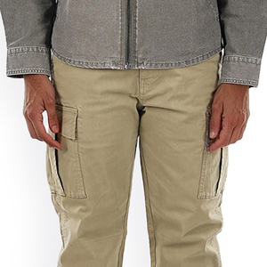 Pantalones Cargo de Lona para Hombre, Modernos, Ligeros, de Corte Ajustado, con Cintura Elástica, para un Estilo Casual y Urbano - Product Image 2