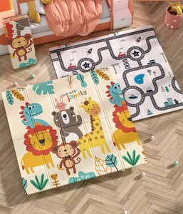 Thân thiện với môi phòng khách bò Thảm phòng tập thể dục sàn mềm Double-Side chơi thảm <span class=keywords><strong>XPE</strong></span> bọt bé Playmat - Product Image 4