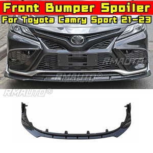 Car Front Bumper <b>Lip</b> Diffuser Spoiler Glossy Black Modification Part for Toyota Camry Sport 2021-2023 Bumper Protector Body Kit - Product Image 3