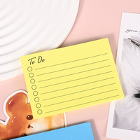 Papier à notes autocollant, papeterie personnalisée, notes adhésives en forme de dessin animé, ensemble de blocs-notes personnalisés avec logo