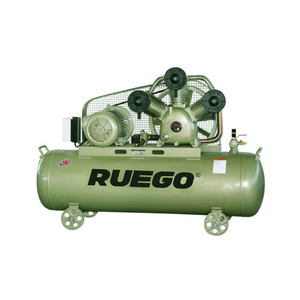 Compresseur d'air à piston entraîné par courroie RUEGO 60 gallons 10HP, réservoir 250L, 380V, portable pour atelier et usage industriel - Product Image 4