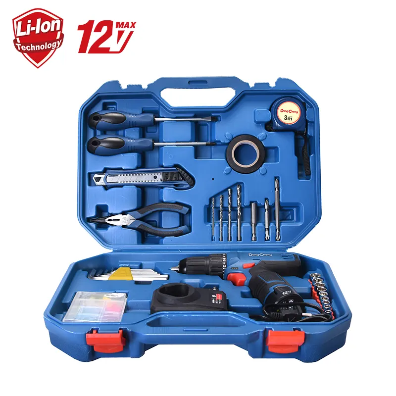 Dongcheng Economical Model Single Battery Pack Cordless Tool Set Cordless Drill Combo kit