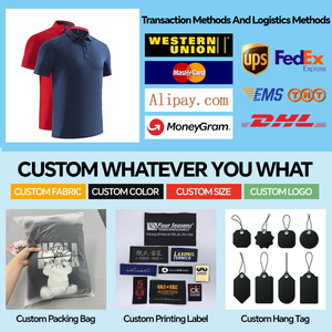 Personnalisé de haute qualité en laine solide pour hommes pour polo T-shirt de golf à séchage rapide à manches courtes - Product Image 4