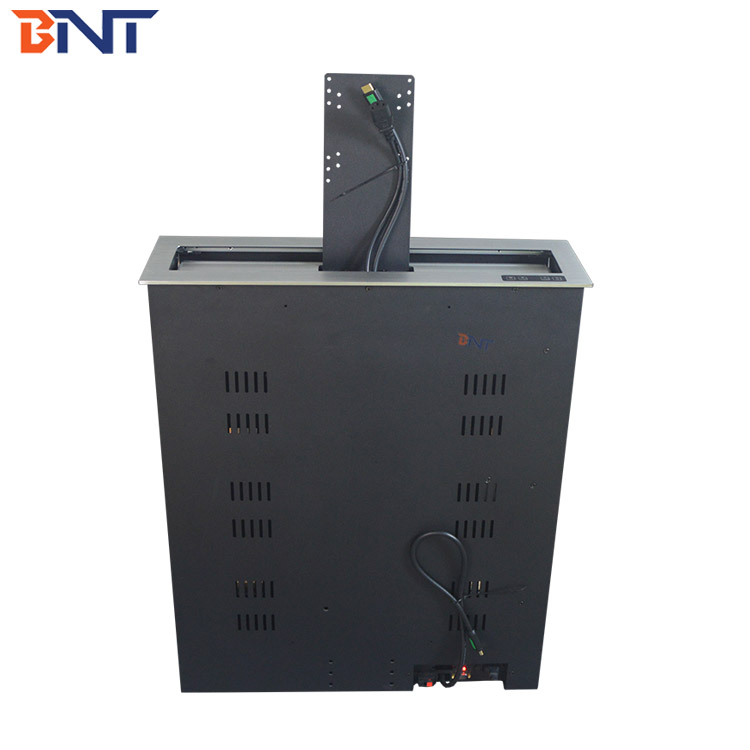 Скрытый внутренний стол для встреч, моторизованный выдвижной подъемник, компьютерный монитор, подъемник для экрана 21 ~ 24 дюйма