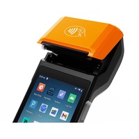 Terminal de point de vente (TPV) portable H10 Android 13 4G avec lecteur de carte NFC, caisse enregistreuse, système de point de vente