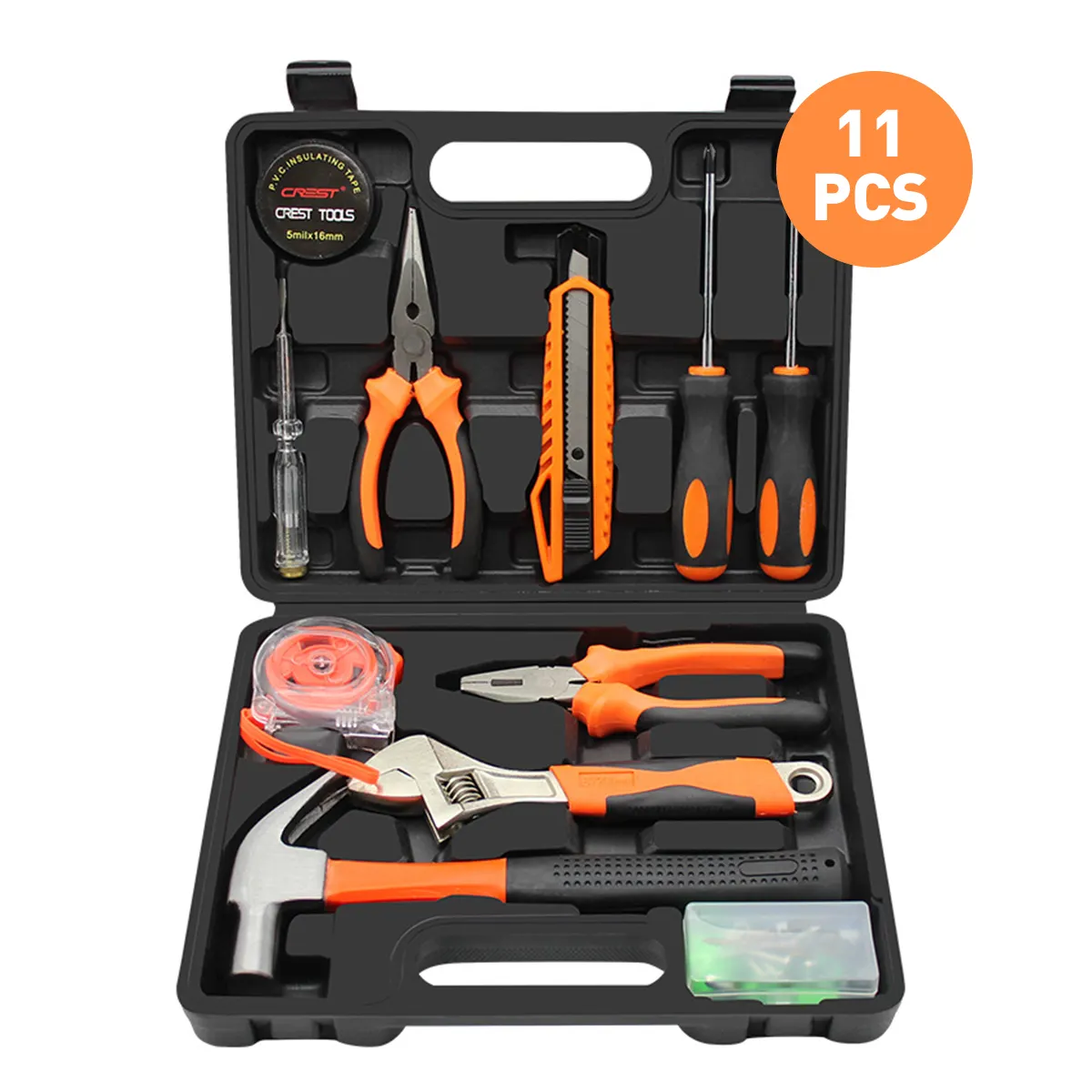 11pcs Hot Sell High Quality Furniture Repair Hand Tools Set Kit with Case