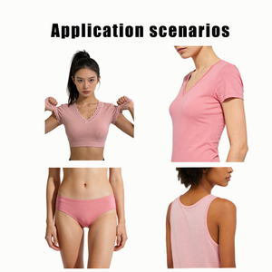 Tissu Nylon extensible respirant Ultra fin soyeux  Lingerie sous-vêtements sans couture vêtements de nuit luxueux respectueux - Product Image 2