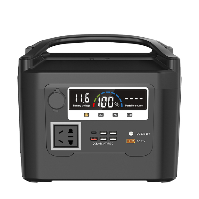 600W Solar Portable Power Station | Energy Storage System with Dual MPPT & Wireless Charging - Camping/RV/Home Emergency Backup