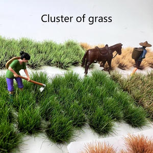 مواد يدوية الصنع تصنعها بنفسك للمناظر الطبيعية مجموعات زهور العشب ميكروديل لمحاكاة هواية الأرضية عرض الحالات - Product Image 6