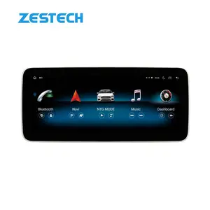 Zestech เครื่องเล่นมัลติมีเดียระบบนำทางในรถยนต์12.3นิ้วแอนดรอยด์11 8คอร์สำหรับหน้าจอ2011 Benz a/gla/g/cla classs 2018
