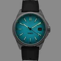 Reloj de pulsera para hombre, de lujo, informal, de titanio, automático, superluminoso, resistente al agua, 100M