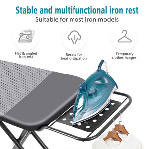 Papan Setrika Lipat Pakaian Ukuran Besar Universal Profesional untuk Rumah Tangga dengan Permukaan Jaring - Product Image 3