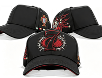 Pre-venta Edición Halloween Gorra de Béisbol Deportiva Ajustable de Felpa Personalizada con Bordado de Dobby G5 Beards Hats Big B Star Set Completo