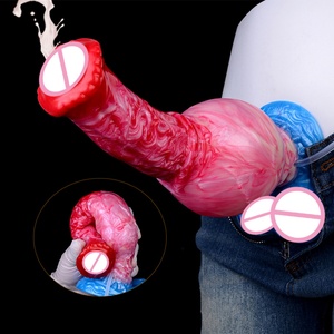 NNSX Inflatable Squirting Horse <b>Dildo</b> Silicone Toys Knot Animal Ejaculation Penis Clitoris Massage Adult Products for Women - Product Image 6