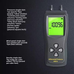 Manometro Digitale AS510, Misuratore di Pressione dell'Aria 0-100 HPa/0-15 in H2O, Manometro Differenziale per Misurazioni di Pressione Negativa e Vuoto - Product Image 6