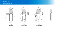 Thermistance NTC SHM à haute capacité de courant de surtension (9A) B25/85(K)=2700 1.3, résistance résiduelle minimale, applications intensives