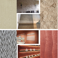 Revêtements muraux extérieurs en pierre souple flexible MCM, plaques de parement décoratives en pierre fine, panneaux de pierre flexibles pour extérieur