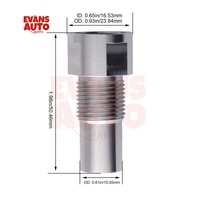 Adaptateur de capteur d'oxygène O2 universel M18X1.5 Longueur 50.46mm