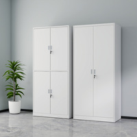 Armoire de classement métallique à double niveau Homniture OEM ODM, armoire de rangement en acier antirouille pour documents de bureau, verrouillable