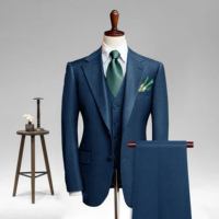 Costume d'affaires noir et gris à revers pointus pour hommes – Fournisseurs de costumes 3 pièces coupe ajustée – Fatos Para Homens – Costumes professionnels pour hommes