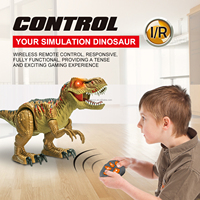 Jouet dinosaure T-Rex RC en gros avec lumière LED, son de simulation, tête oscillante, mode danse et attaque, robot électrique pour enfants