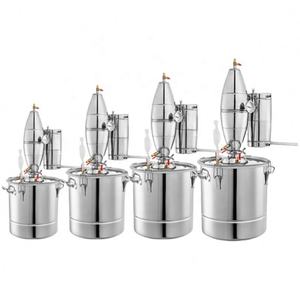 家庭用20L/30L/50L/70L銅アルコール蒸留装置使用ウイスキーラムジンウォッカブランデースピリットワイン蒸留器ポンプ付き - Product Image 1