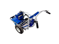 Machine de marquage routier oscillante convexe thermoplastique de conception compacte, de qualité exceptionnelle et alimentée par moteur