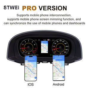 จอแสดงผลดิจิตอล LCD ขนาด 10.25 นิ้ว สำหรับรถยนต์ Volkswagen รุ่นอเมริกา Passat ปี 2011-2022 แผงหน้าปัดมาตรวัดความเร็วแบบไร้สาย - Product Image 4