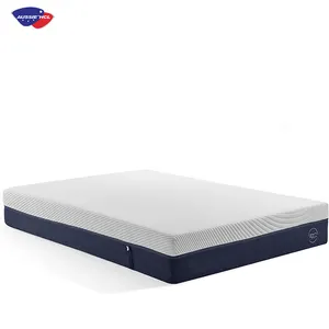 Sleep well waterproof king size mattresses cover with zipper compressed memory foam single bed mattresses for hotel dormitory