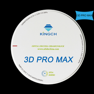 Sistema CAD CAM Blocchi di <span class=keywords><strong>Zirconia</strong></span> Multistrato 3D Pro 98mm Disco di <span class=keywords><strong>Zirconia</strong></span> Dentale - Product Image 1