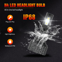 Valesun 3570 Puce V8T ampoules de phares à LED 90W 18000Lm 4300k 6000k 3000K Trois Couleurs 9005 H11 H4 Phare à LED Phare à LED de voiture