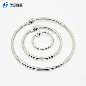 YIWANG Book Hoop Binding Rings Binder Hoops Loose Leaf Book Ring for File Paper Book