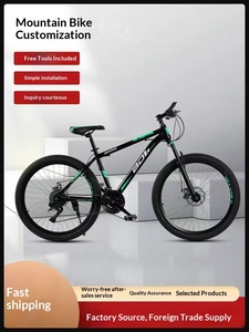 Mountain Bike 24/26 Pollici 21 Velocità Doppio Freno a Disco Veicolo Fuoristrada Telaio in Acciaio ad Alto Tenore di Carbonio Cerchi in Lega di Alluminio Pedale Ordinario - Product Image 6
