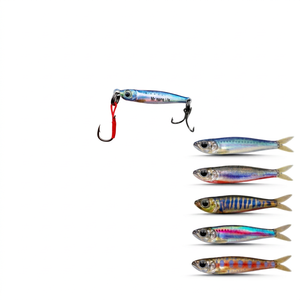 Leurre Micro Jig en Métal 1.5g 3g 5g, Appât Artificiel pour Pêche en Eau Douce et Salée, Lures de Pêche pour Jigging et Lancer - Product Image 1