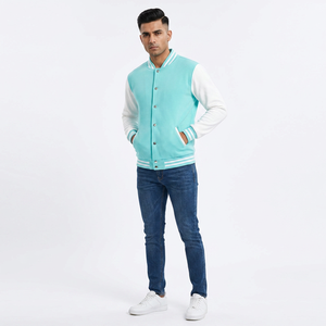 Chaquetas Varsity Personalizadas para Hombre y Mujer, de Lana y Lona, con Bordado Universitario, Logotipo Impreso, Resistentes al Viento, Transpirables y Ecológicas - Product Image 1