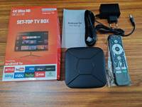 2023 Tv Box Android Q5MAX ATV Amlogic S905 con BT Voice Remote Quad Core 5G Wifi 4K 2GB 8GB Smart TV Android Box Set-Top Box