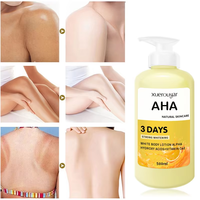 OEM ODM Natuurlijke Biologische AHA Fruitzuur Essence Kippenhuidverzorging Anti-Acne Niet-Kleverig Verlichtende Hydraterende Body Cream Lotion