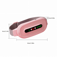 Cinturón de Calentamiento Menstrual Recargable con 4 Modos de Vibración, Alivio de Cólicos Menstruales para Mujeres, Cinturón de Calentamiento para la Cintura, Gran Venta 2026