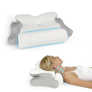 <span class=keywords><strong>Oreiller</strong></span> en forme de papillon pour le sommeil, avec mousse à mémoire de forme à récupération lente pour le soutien cervical, vente en gros transfrontalière. - Product Image 1