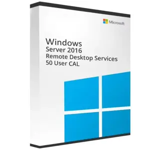Сервер Microsoft Windows 2016 RDS CAL удаленных рабочих столов пользовательские подключения для 50 пользователей программного обеспечения
